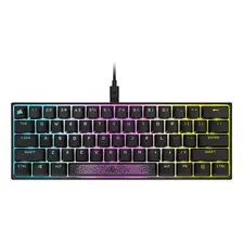 Teclado Corsair Gamer K65 Mini Cherry Mx Speed Rgb