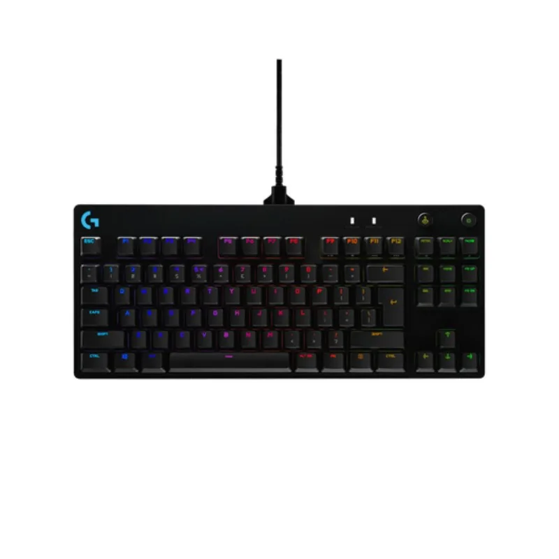Teclado Logitech Pro Mechanical Rgb Lightsync 920-009388 Negro Inglés Us (Outlet) 