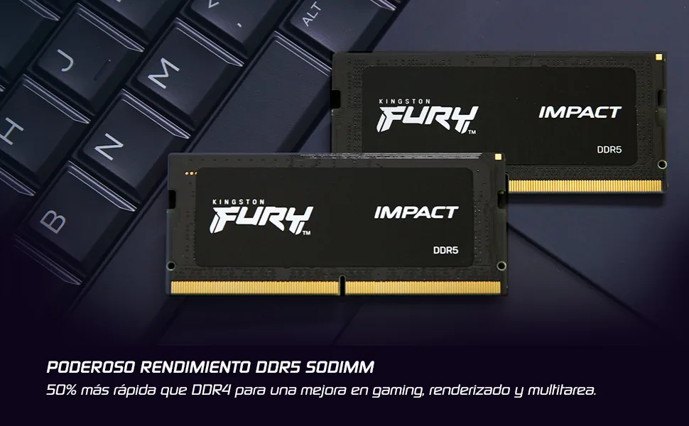 Memoria Ram Kf556s40ib-32 Ddr5 Kingston Fury Impact 32gb