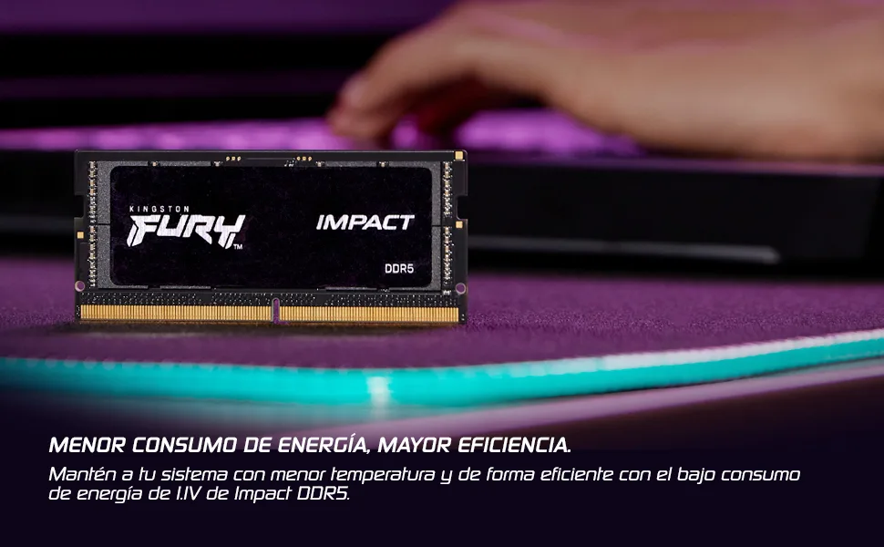 Memoria Ram Kf556s40ib-32 Ddr5 Kingston Fury Impact 32gb