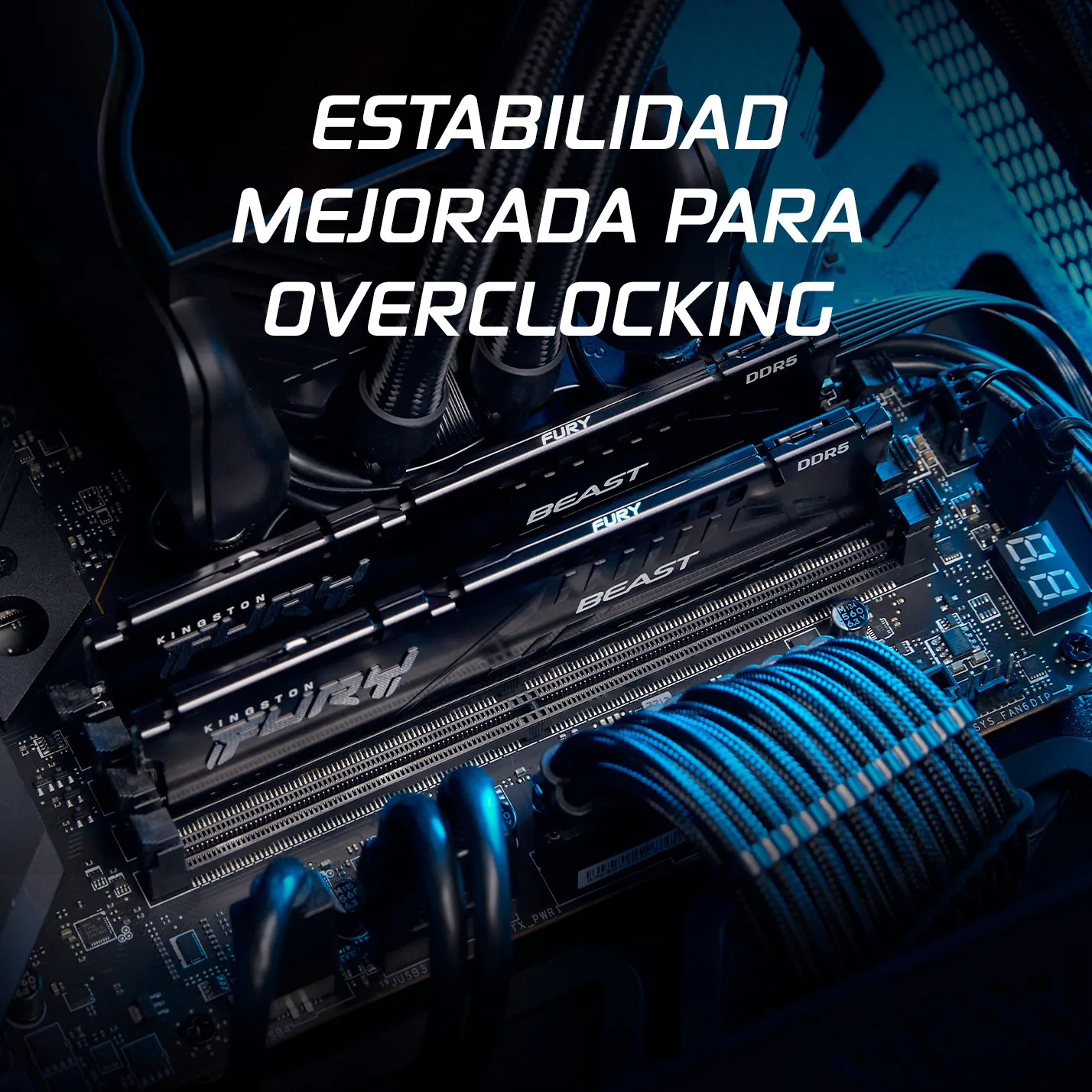 Memoria Ram Kingston Fury Beast Ddr5 16gb 5600mhz  Acuario