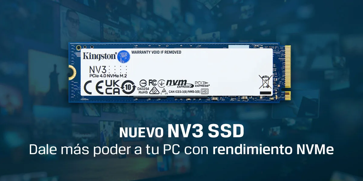 Disco Solido Ssd Kingston Nv3 Nvme PCIe 4.0 M2 500Gb 5000 Mb/s SNV3S/500G