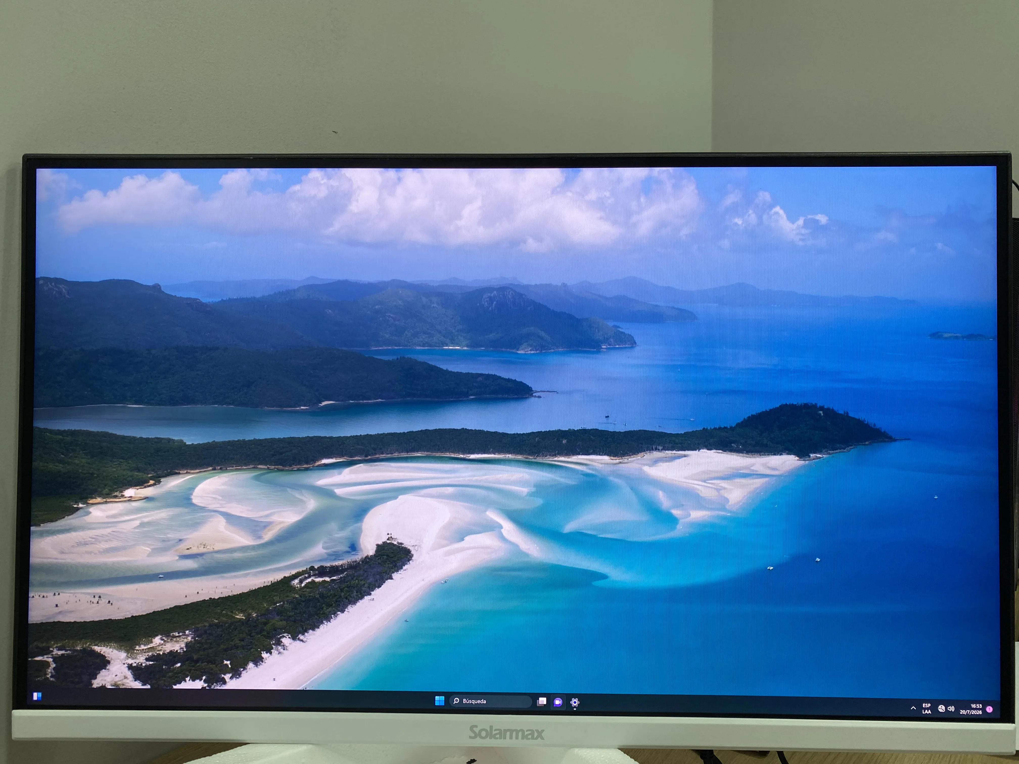 Monitor Solarmax White Frameless Gaming 27 Pulgadas SX27F1GW Pixel Muerto (OUTLET)