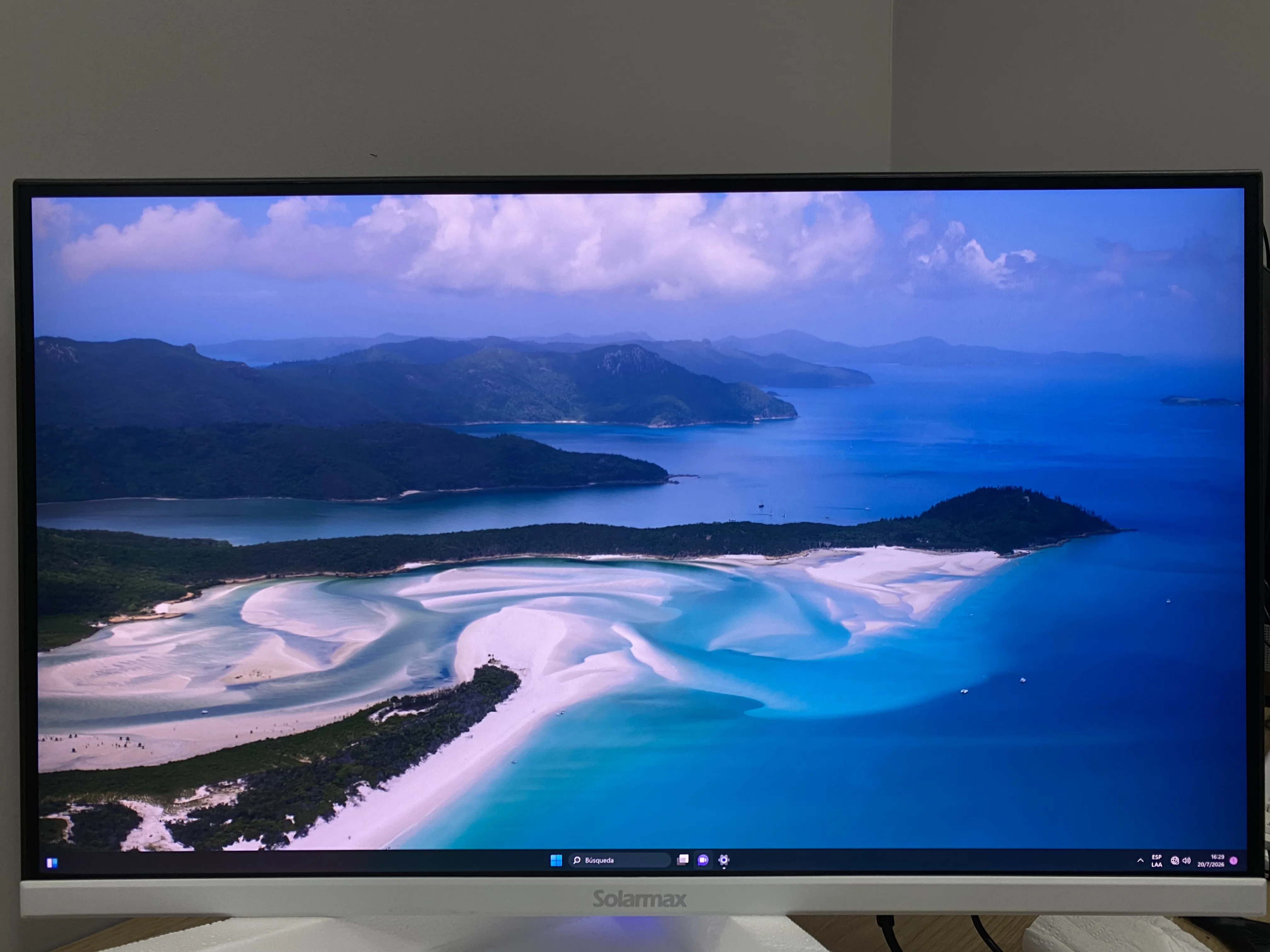 Monitor Solarmax White Frameless Gaming 27 Pulgadas SX27F1GW (OUTLET)