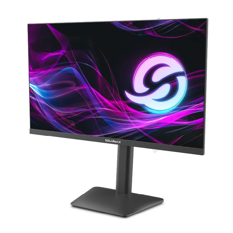 Monitor Solarmax Sx24f9gb 23.8 240hz 0.5ms Panel Ips Hdmi+dp Negro Base 180 Grados Vertical