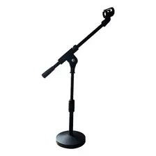 Soporte Gms Ms20 Pie De Mesa Para Microfono Con Base Pesada Negro