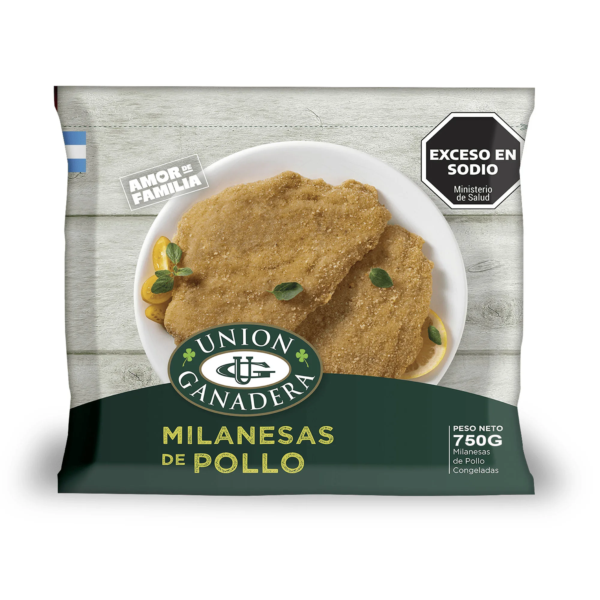 Milanesas de Pollo Unión Ganadera Cong 750grs