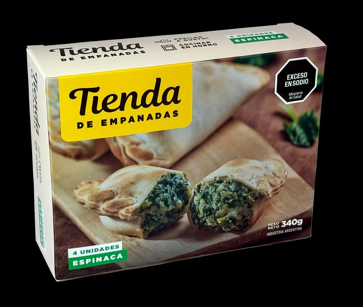 4 Empanadas de Espinaca TIENDA DE EMPANADAS 340g