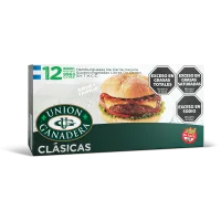 12 Hamburguesas 83grs Unión Ganadera + Pan Brioche+ Aderezo