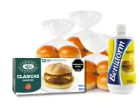 12 Hamburguesas 83grs Unión Ganadera + Pan Brioche + Aderezo